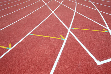 Fototapeta premium Beautiful runway, in track and field