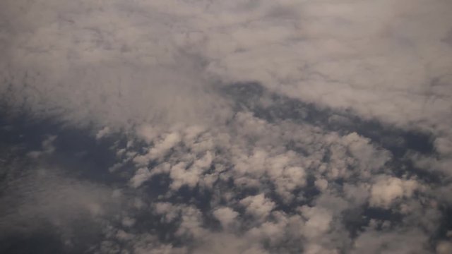 Airplane at high altitude, POV