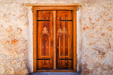 Traditional Omani door