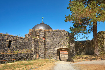 Entrance to Stolpen fortress in Saxony, Germany