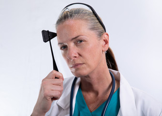 doctor is in deep thought about your problem