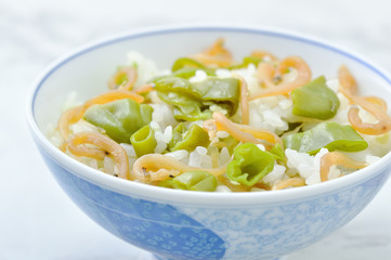 じゃこ唐辛子ご飯
