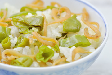 じゃこ唐辛子ご飯