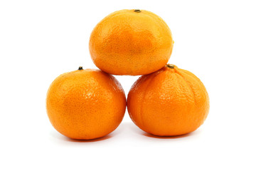 Thai orange sweet fruit and fresh on white background