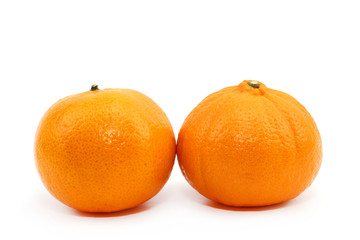 Thai orange sweet fruit and fresh on white background