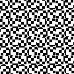 Fototapeta premium Geometric seamless pattern. Black and white illustration. Modern minimal design.