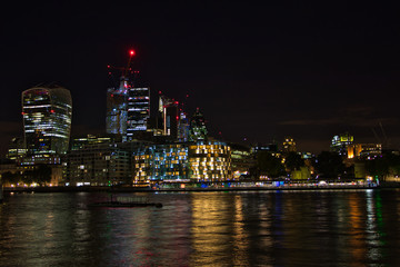 Fototapeta na wymiar Skyline in London 