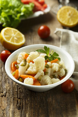 Preserved vegetables salad