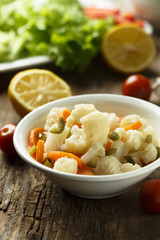 Preserved vegetables salad