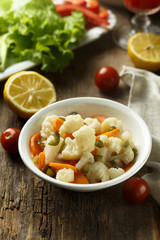 Preserved vegetables salad