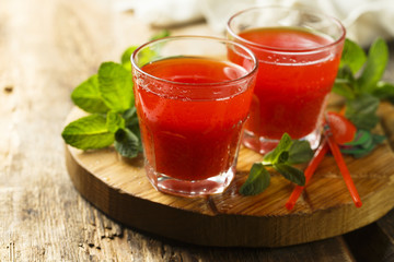 Homeade berry lemonade