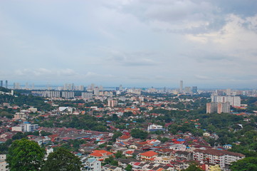 Fototapeta na wymiar Cityscape of Penang, Malaysia