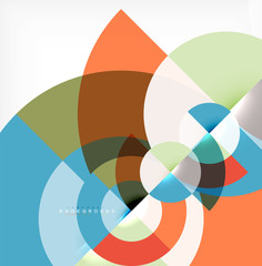 Obraz premium Modern circle abstract background