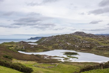 Fototapeta na wymiar Steilküste in Schottland