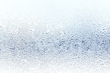 Abstract water drops on a white background
