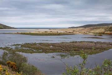 Steilküste in Schottland