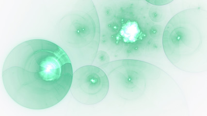 Balls in space. Ball Galaxy. 3D surreal illustration. Sacred geometry. Mysterious psychedelic relaxation pattern. Fractal abstract texture. Digital artwork graphic astrology magic