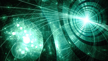 3D surreal illustration. Sacred geometry. Mysterious psychedelic relaxation pattern. Fractal abstract texture. Digital artwork graphic astrology magic