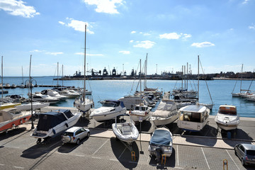 Taranto, Italy, in the South, the Ionian Sea