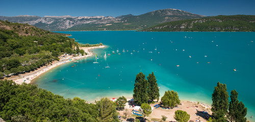 Sainte Croix lake, France