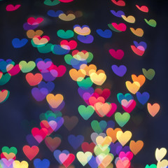 Fototapeta na wymiar .Background of bright multi-colored hearts.