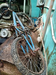 old rusty bicycle