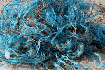 Kunststoffmüll am Strand