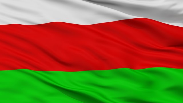 Sincelejo City Flag, Country Colombia, Closeup View