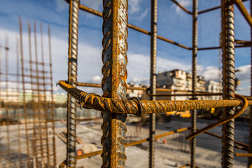 Steel construction for the building