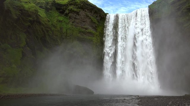 Skogafoss (waterfall in southern Iceland)