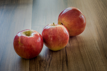 Delicious apples harvest at September