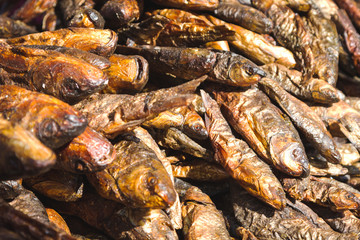 Dry Fish for sale in the Asian Market