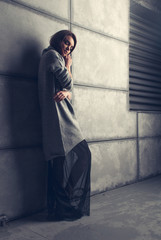 Autumn fashion woman portrait
