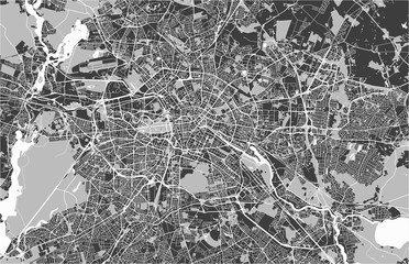 map of the city of Berlin, Germany © tish11