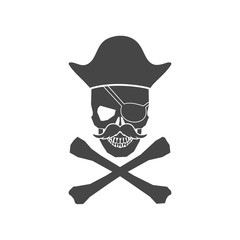 Sea pirate emblem, Pirate icon