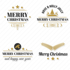 Christmas Vector Logo for banner