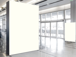 Fabric Pop Up basic unit Advertising banner media display backdrop, empty background