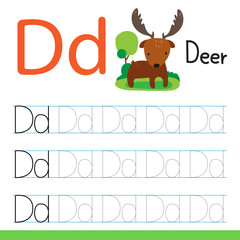 deer drawing line vector design