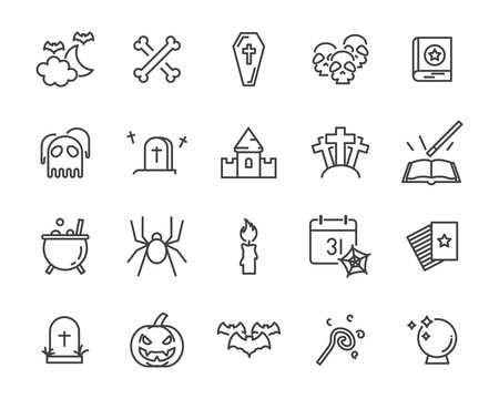 Set Of Halloween Icons