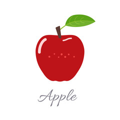 Apple icon with title