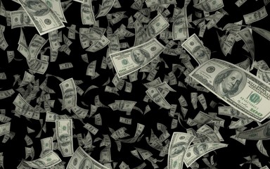 Usd . dollar rain