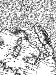 古地図　イタリア