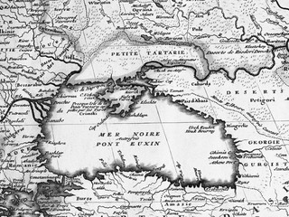 古地図　黒海周辺地域