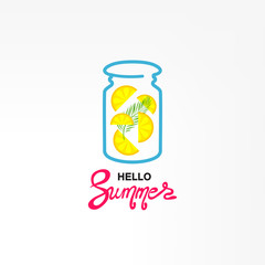 Refreshing drink. Soft drink icon