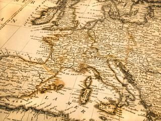 古地図　ヨーロッパ