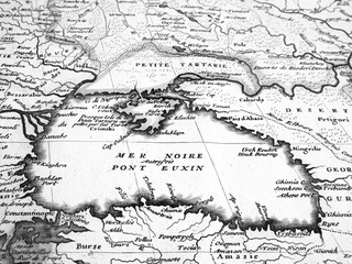 古地図　黒海周辺地域
