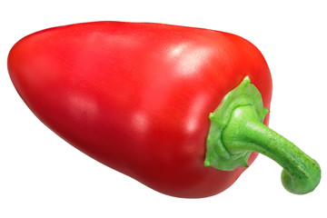 Red bell pepper c. annuum, paths