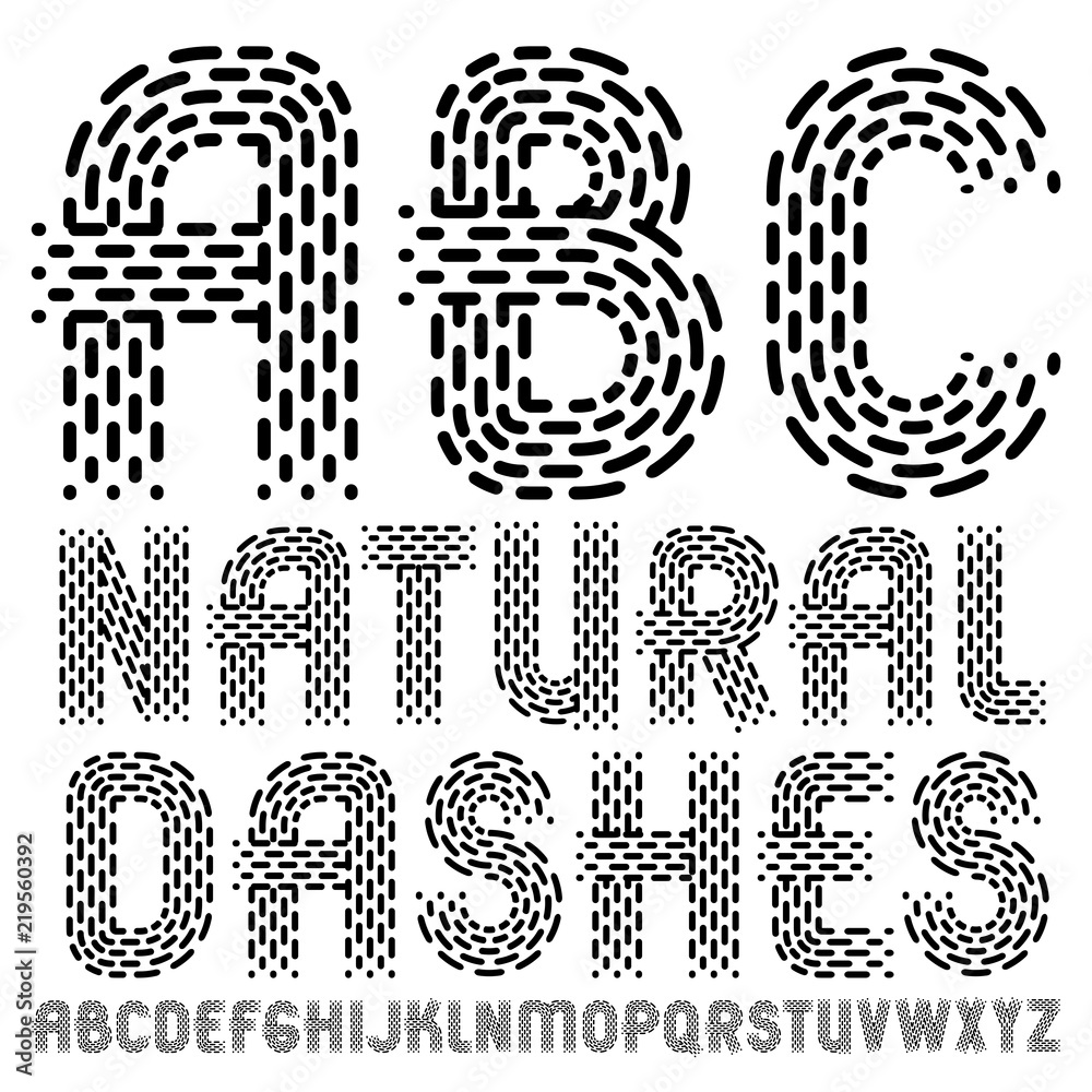 Fototapete vector elegant upper case english alphabet letters, abc collection. rounded bold type font, script f