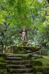 Fototapeta na wymiar 永平寺 参道の仏像