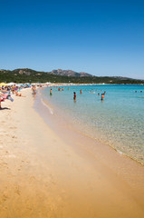 Plage de Liscia Ruja en Sardaigne